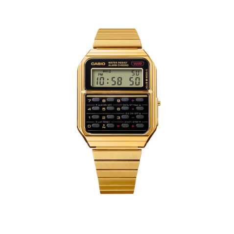 Casio CA500WEG-1AVT Watch Gold Black