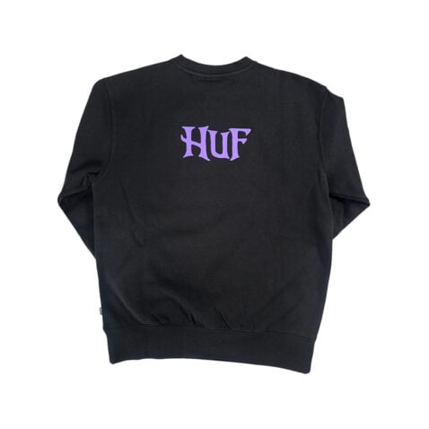 HUF x Nightmare Before Christmas Jack Skellington Crewneck Sweatshirt Black - Image 2