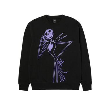 HUF x Nightmare Before Christmas Jack Skellington Crewneck Sweatshirt Black HUF x Nightmare Before Christmas Jack Skellington Crewneck Sweatshirt Black