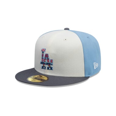 New Era 59Fifty Los Angeles Dodgers City Element Guatemala Fitted Hat Sky Blue White Gray New Era 59Fifty Los Angeles Dodgers City Element Guatemala Fitted Hat Sky Blue White Gray