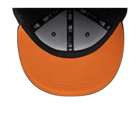 New Era 59Fifty Los Angeles Football Club Dia De Los Muertos Fitted Hat Graphite Orange - Image 6