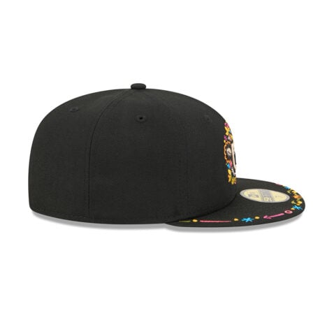 New Era 59Fifty NFL League Logo Hasta La Muerte Fitted Hat Black - Image 4