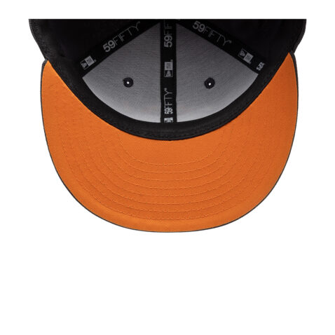 New Era 59Fifty New York Yankees Dia De Los Muertos Fitted Hat Black Orange - Image 6