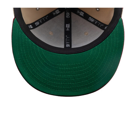 New Era 59Fifty San Diego Padres City Element Puerto Rico Fitted Hat Tan Red - Image 6