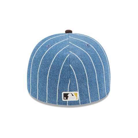 New Era 59Fifty San Diego Padres Parallel Fitted Hat Denim Dark Brown - Image 5