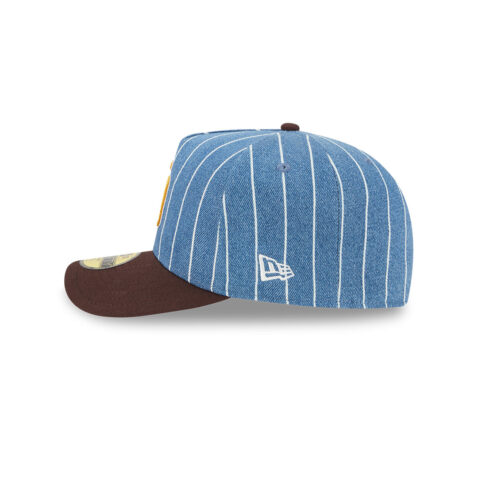 New Era 59Fifty San Diego Padres Parallel Fitted Hat Denim Dark Brown - Image 6