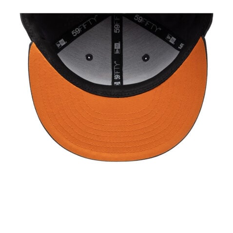 New Era 59Fifty San Francisco 49ers Dia De Los Muertos Fitted Hat Graphite Orange - Image 5