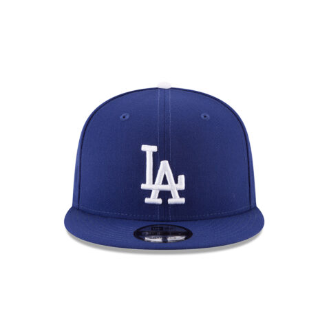 New Era 9Fifty Los Angeles Dodgers World Series Side Patch 2025 Official Game Snapback Hat Dark Royal - Image 2