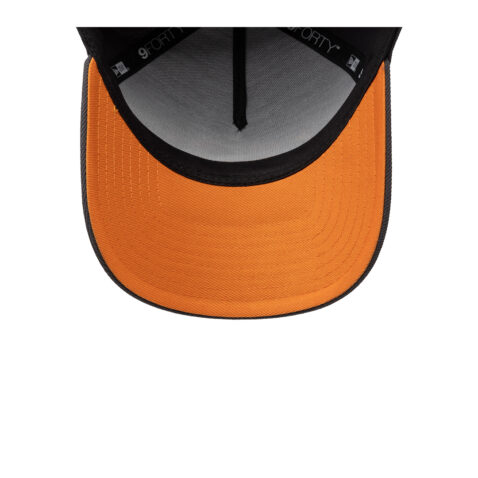 New Era 9Forty San Francisco 49ers Dia De Los Muertos A-Frame Snapback Hat Graphite Orange - Image 6