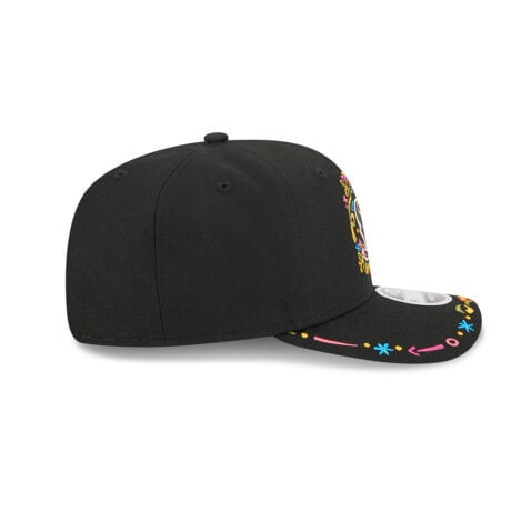 New Era 9Seventy Houston Texans Hasta La Muerte Snapback Hat Black - Image 3
