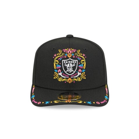 New Era 9Seventy Las Vegas Raiders Hasta La Muerte Snapback Hat Black - Image 2