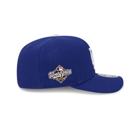 New Era 9Seventy Los Angeles Dodgers World Series Side Patch 2025 Official Game Stretch Snapback Hat - Image 4