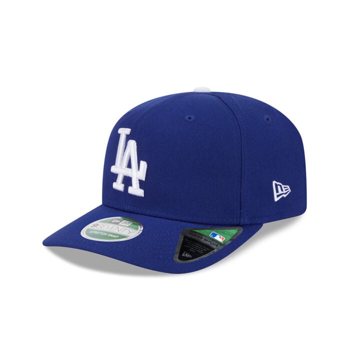 New-Era-9Seventy-Los-Angeles-Dodgers-World-Series-Side-Patch-2025-Official-Game-Stretch-Snapback-Hat-right-front.jpg