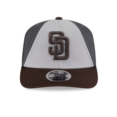 New Era 9Seventy San Diego Padres Batting Practice 2025 Snapback Hat Graphite Gold