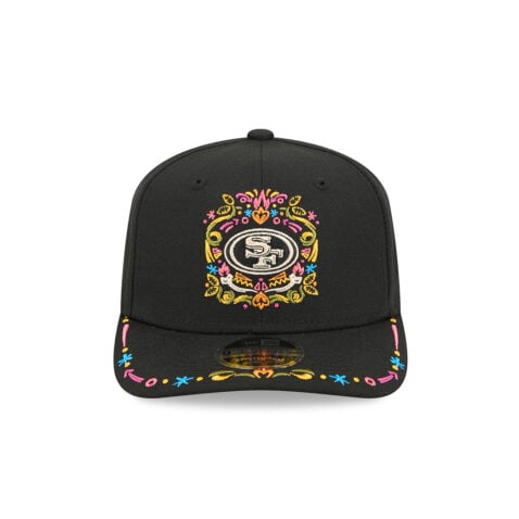 New Era 9Seventy San Francisco 49ers Hasta La Muerte Snapback Hat Black - Image 2