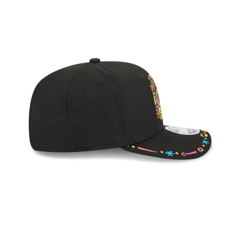 New Era 9Seventy San Francisco 49ers Hasta La Muerte Snapback Hat Black - Image 4