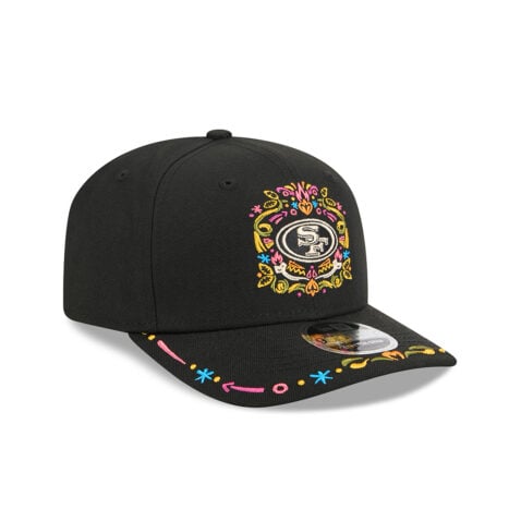 New Era 9Seventy San Francisco 49ers Hasta La Muerte Snapback Hat Black - Image 3