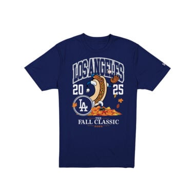 New Era Los Angeles Dodgers Hot Dog World Series 2025 Short Sleeve T-Shirt Royal Blue New Era Los Angeles Dodgers Hot Dog World Series 2025 Short Sleeve T-Shirt Royal Blue