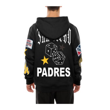New Era San Diego Padres Up Thread Pullover Hoodie Black New Era San Diego Padres Up Thread Pullover Hoodie Black