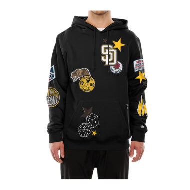 New Era San Diego Padres Up Thread Pullover Hoodie Black New Era San Diego Padres Up Thread Pullover Hoodie Black