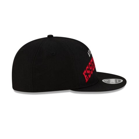 New Era x Fear Of God 9Fifty Retro Crown Atlanta Falcons Essentials Snapback Hat Black Red - Image 4