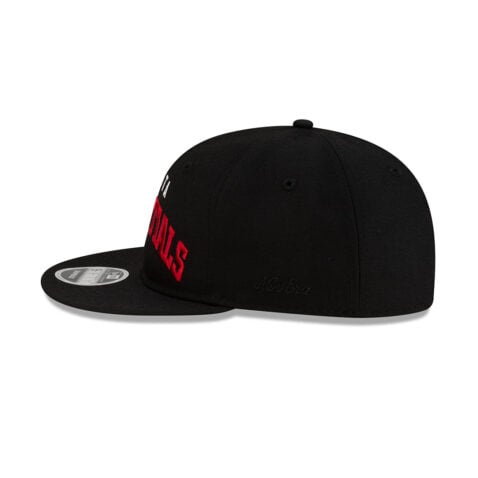 New Era x Fear Of God 9Fifty Retro Crown Atlanta Falcons Essentials Snapback Hat Black Red - Image 6