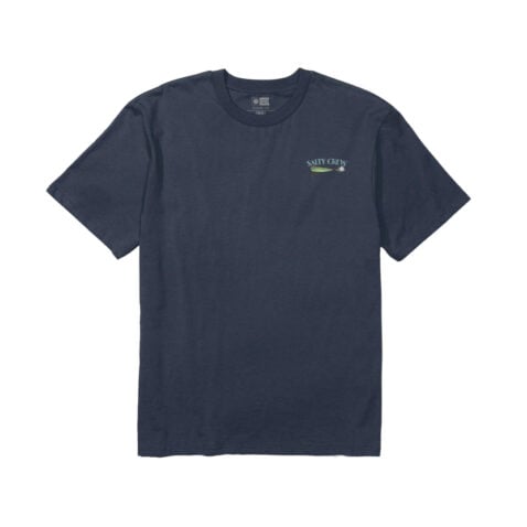 Salty Crew Lure Gear Classic Sleeve T-Shirt Navy