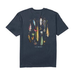Salty Crew Lure Gear Classic Sleeve T-Shirt Navy