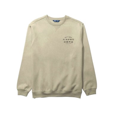 Salty Crew Call Sign Fleece Crewneck Sweatshirt Bone