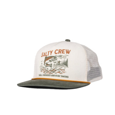 Salty Crew Natural Vibes Mesh Trucker Snapback Hat Birch