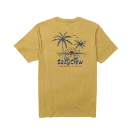 Salty Crew Viewpoint Short Sleeve T-Shirt Mineral Yellow