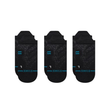 Stance Athletic Tab 3 Pack Socks Black Stance Athletic Tab 3 Pack Socks Black