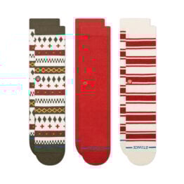 Stance Cabin Days 3 Pack Crew Socks Multicolor