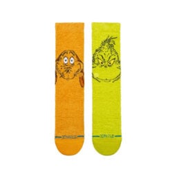 Stance Grinch and Max Crew Socks Green