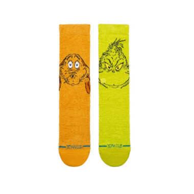 Stance Grinch and Max Crew Socks Green Stance Grinch and Max Crew Socks Green