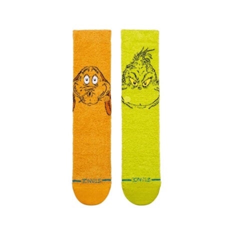 Stance Grinch and Max Crew Socks Green - Image 2