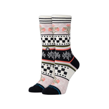 Stance Winter Bloom Crew Socks Lilac Stance Winter Bloom Crew Socks Lilac