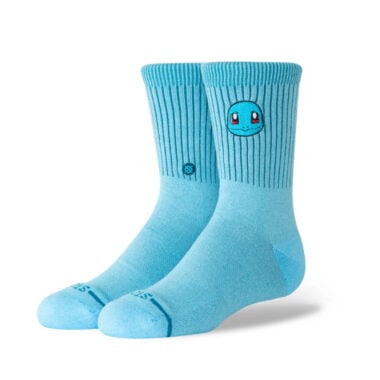 Stance x Pokemon Squirtle Kids Crew Socks Blue Stance x Pokemon Squirtle Kids Crew Socks Blue