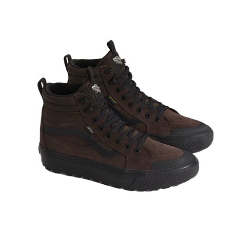 Vans MTE Sk8-Hi Waterproof Insulated Shoes Brown Black - Image 3