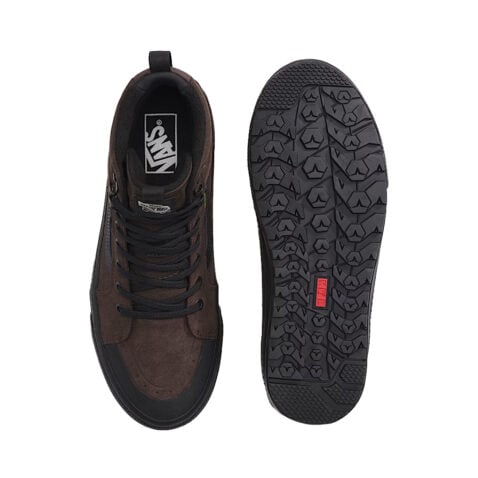 Vans MTE Sk8-Hi Waterproof Insulated Shoes Brown Black - Image 2