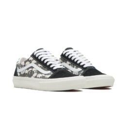 Vans Skate Old Skool Skull Pile Shoes Black White Gum