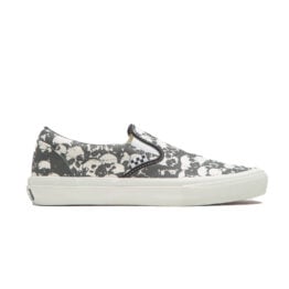Vans Skate Slip-On Skull Pile Shoes Black White Gum