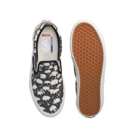 Vans Skate Slip-On Skull Pile Shoes Black White Gum