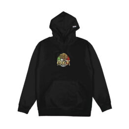DGK Azteca Hooded Pullover Fleece Black