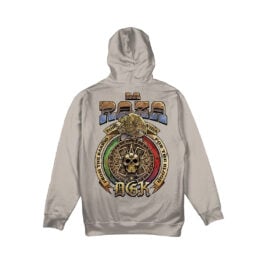 DGK Azteca Hooded Pullover Fleece Cement