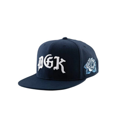 DGK Pray Snapback Hat Navy