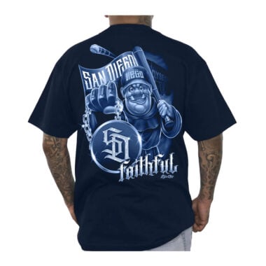 Dyse One Faithful Short Sleeve T-Shirt Navy Blue Dyse One Faithful Short Sleeve T-Shirt Navy Blue