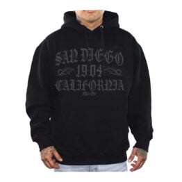 Dyse One Old English Tonal Pullover Hoodie Black