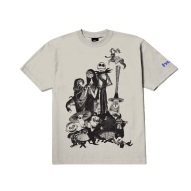 HUF x Nightmare Before Christmas Nightmare Cast Short Sleeve T-Shirt Sand