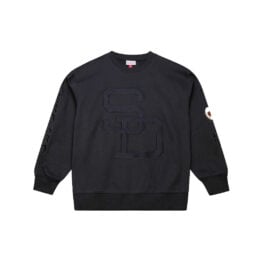 Mitchell & Ness San Diego Padres Phantom Fleece Crewneck Sweater Black